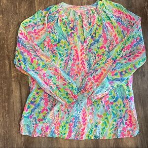 Lilly Pulitzer Martinique Top Catch The Wave